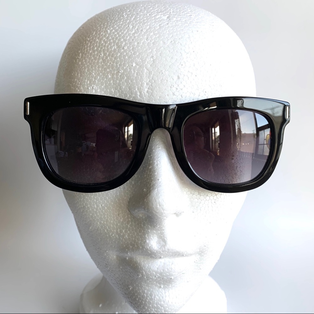 RETROSUPERFUTURE Ciccio Sunglasses Black/Silver